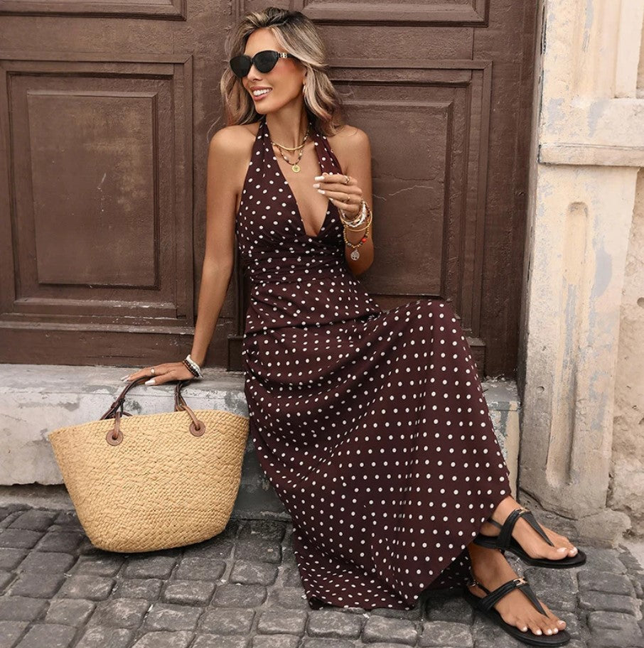 Robe midi vintage chic