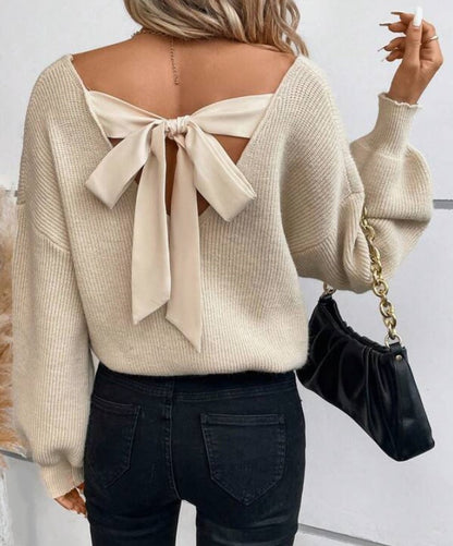 WASAA | Pull Décolleté Élégant