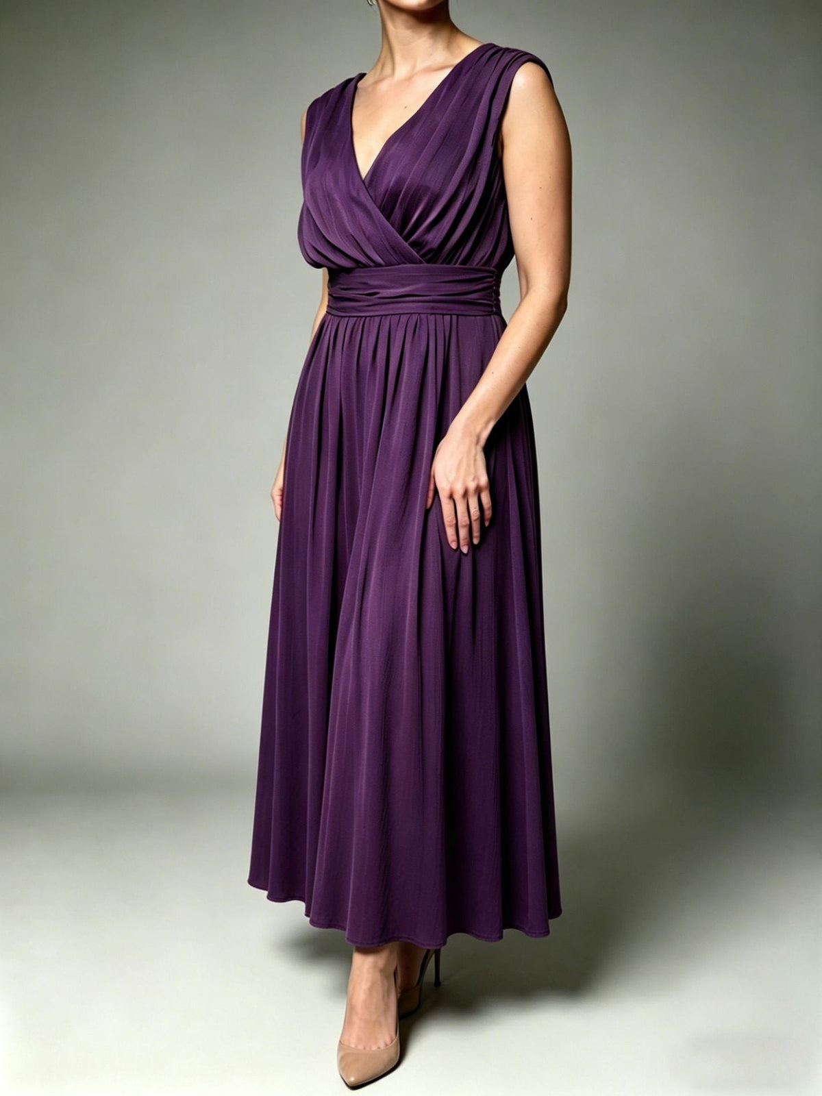 ROBE | Maxi élégance drapée