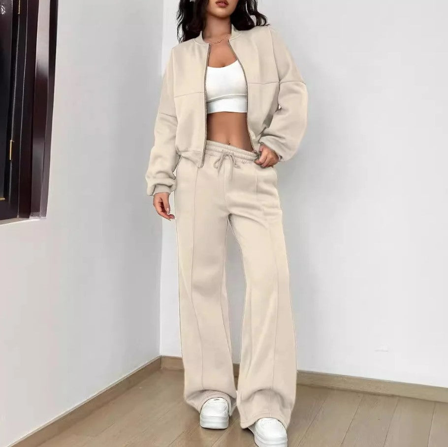CAMILLE | Ensemble bomber & jogger chic