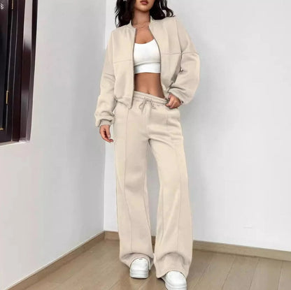 CAMILLE | Ensemble bomber & jogger chic