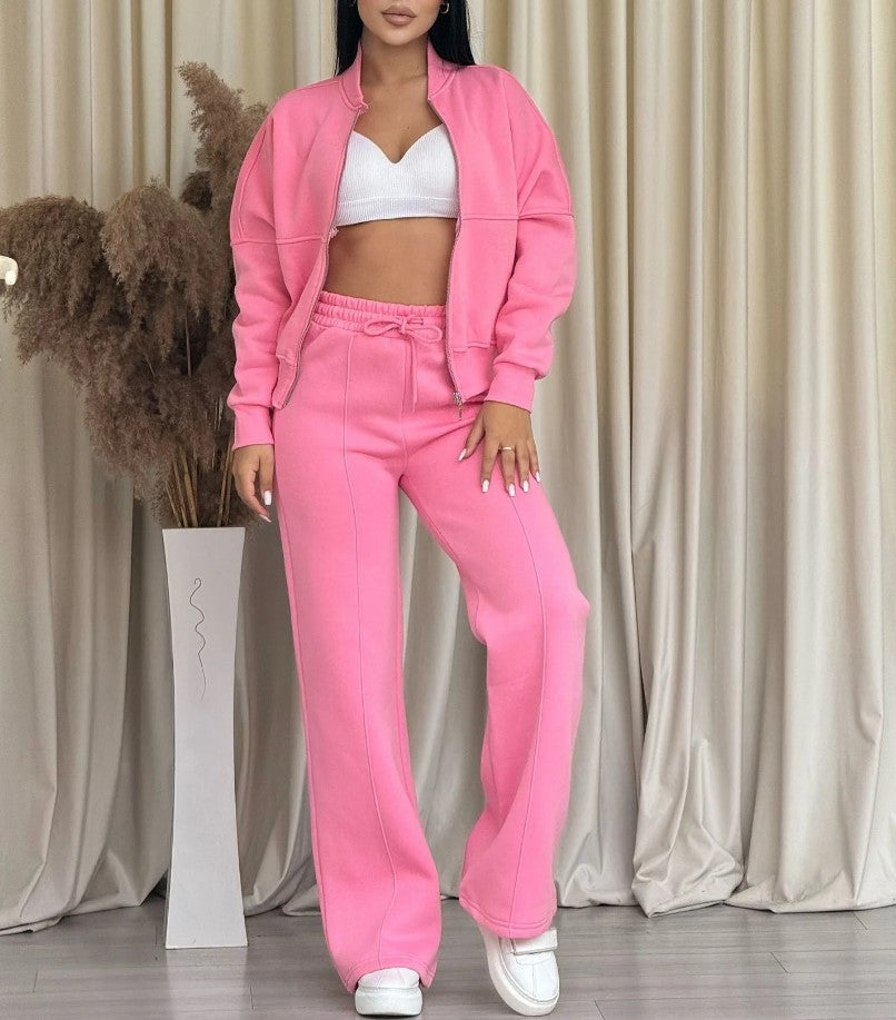 CAMILLE | Ensemble bomber & jogger chic