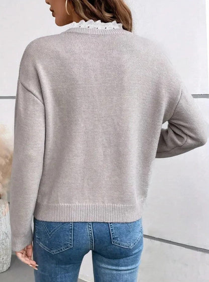 CHABKA | Pull Dentelle Élégante