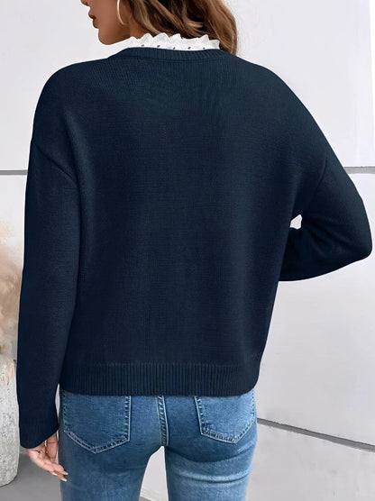CHABKA | Pull Dentelle Élégante