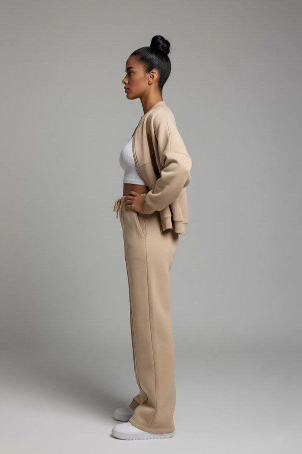 CAMILLE | Ensemble bomber & jogger chic