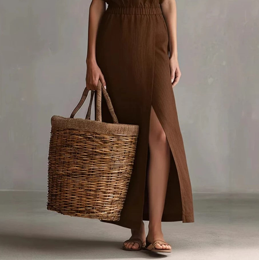 Robe midi élégance estivale