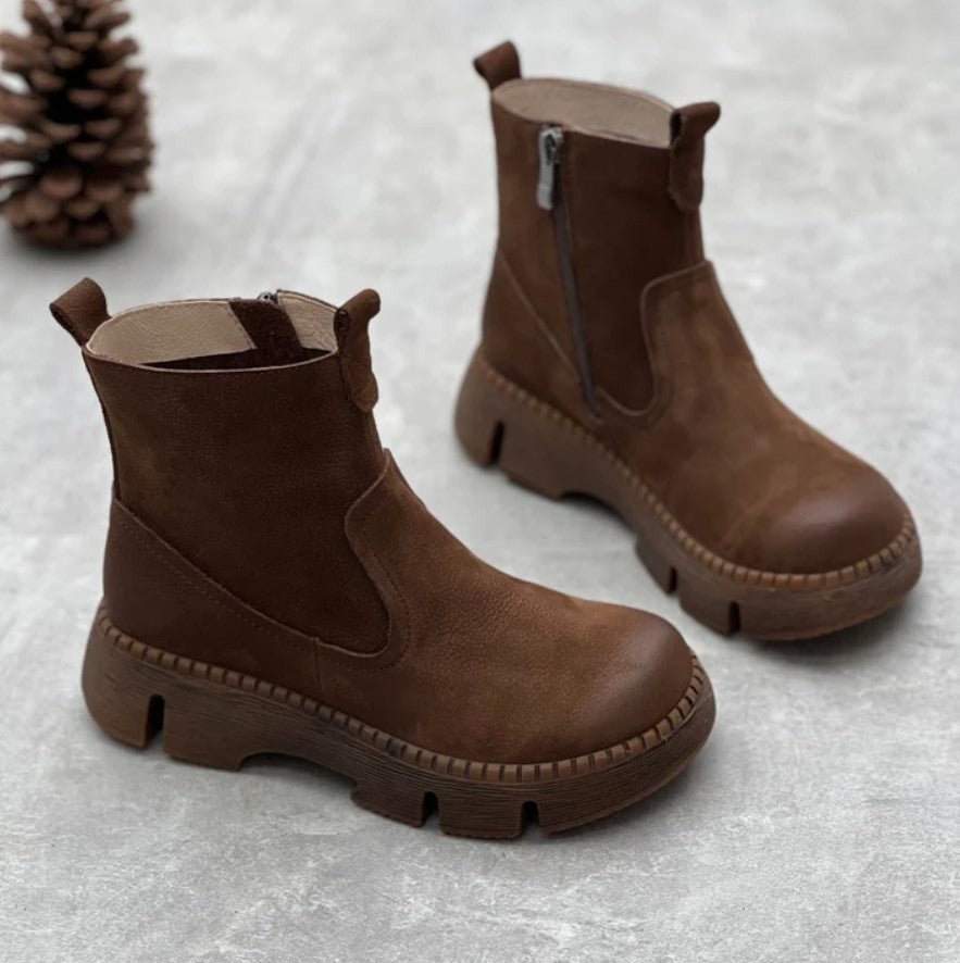 Bottines cuir authentique
