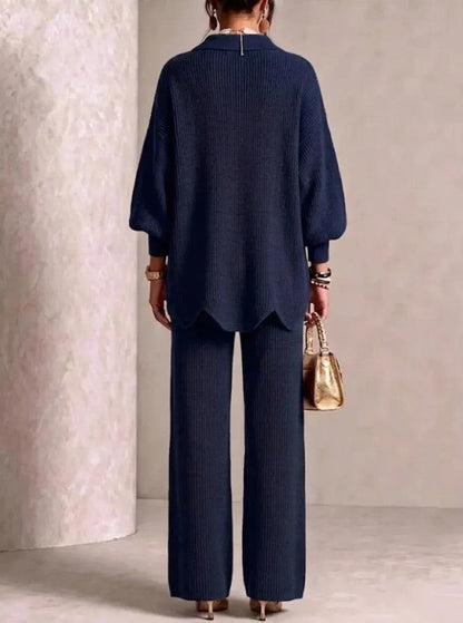 VAUREL | Cardigan en maille boutonné avec col
