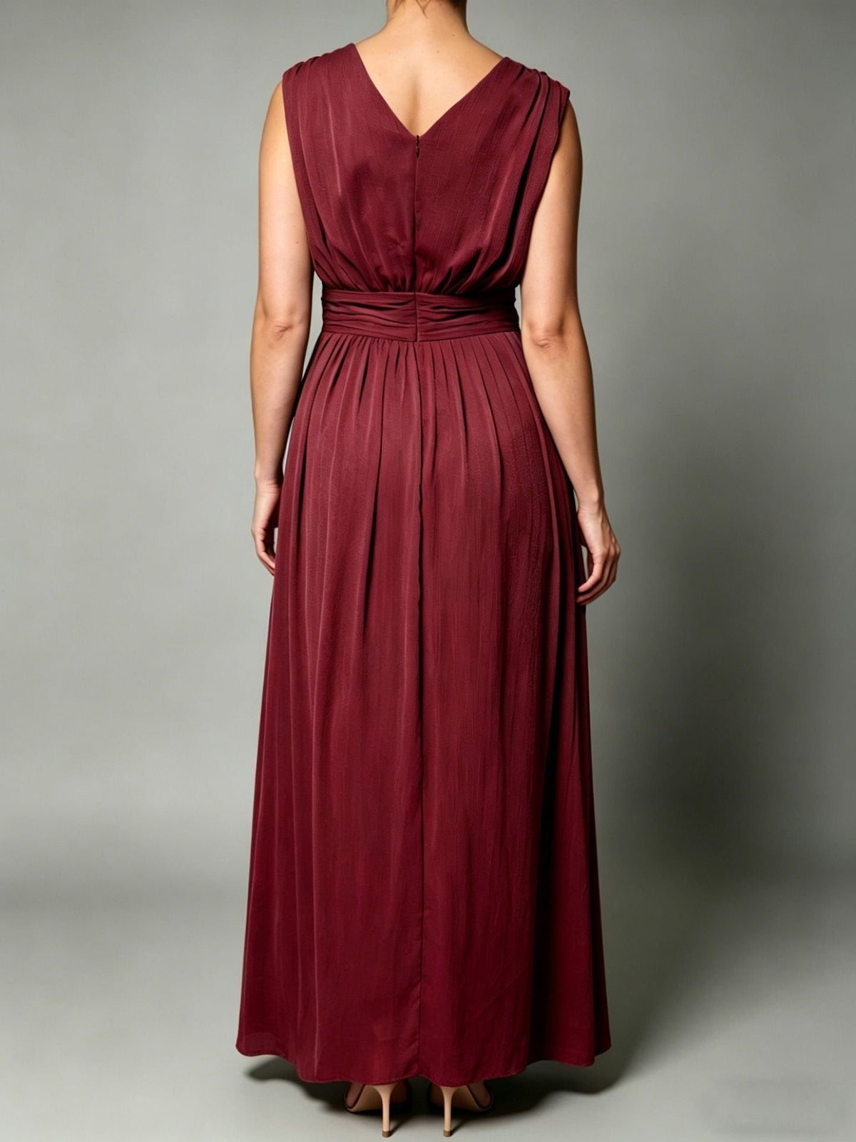 ROBE | Maxi élégance drapée